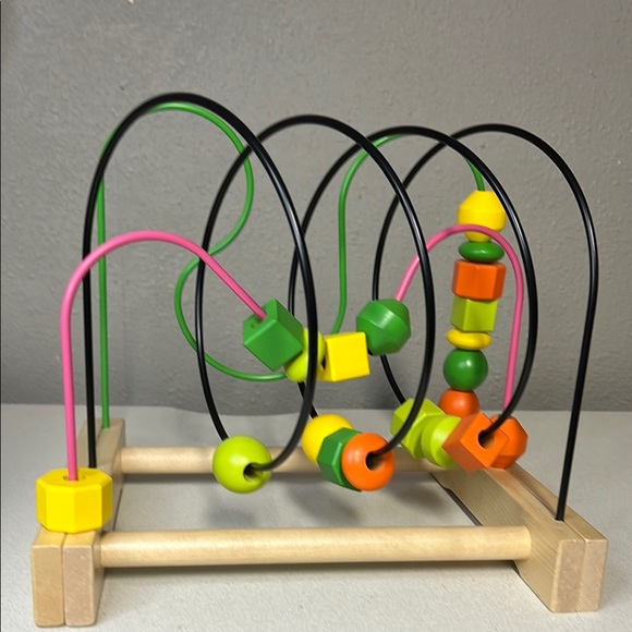 Orange  and Green Learning Bead Maze Toy - Picture 1 of 1